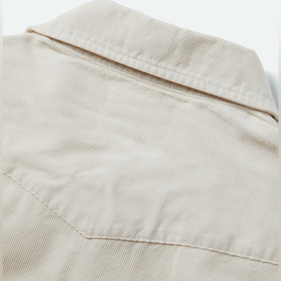 Taylor Stitch The Western Shirt in Natural Pincord corduroy ivory organic 40 - Picture 8 of 9